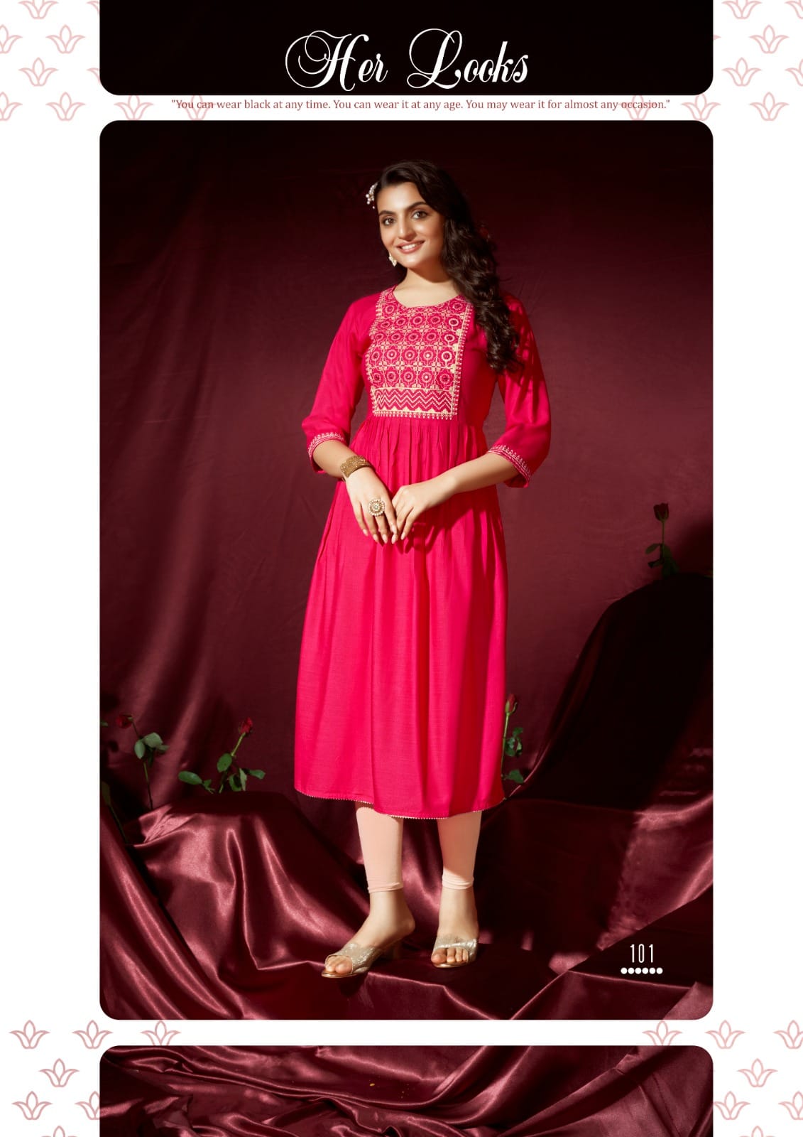 Smiley By Wanna Naira Cut Designer Kurtis Catalog